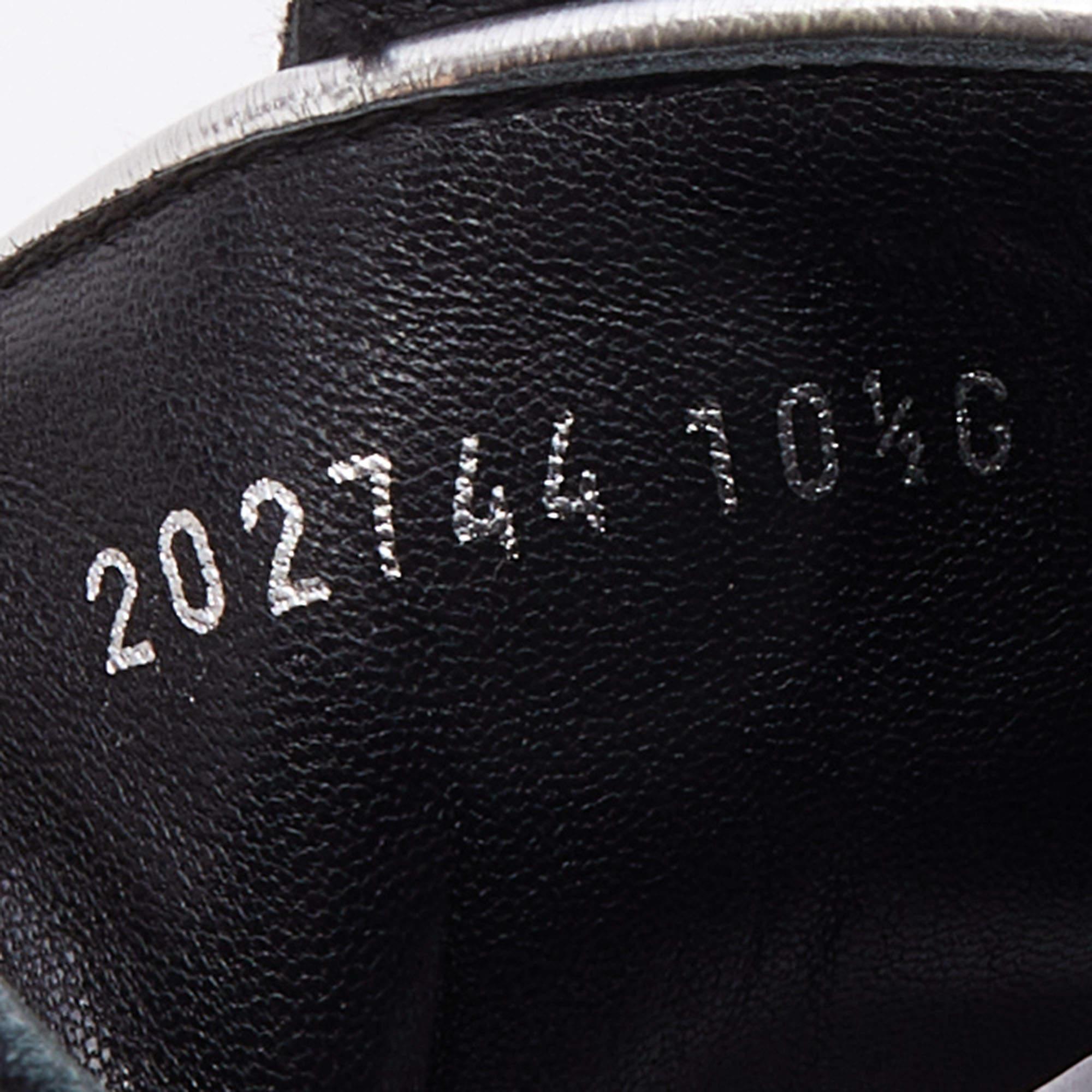  Gucci - Baskets basses en daim et nylon noir GG, taille 44,5 Pour hommes 