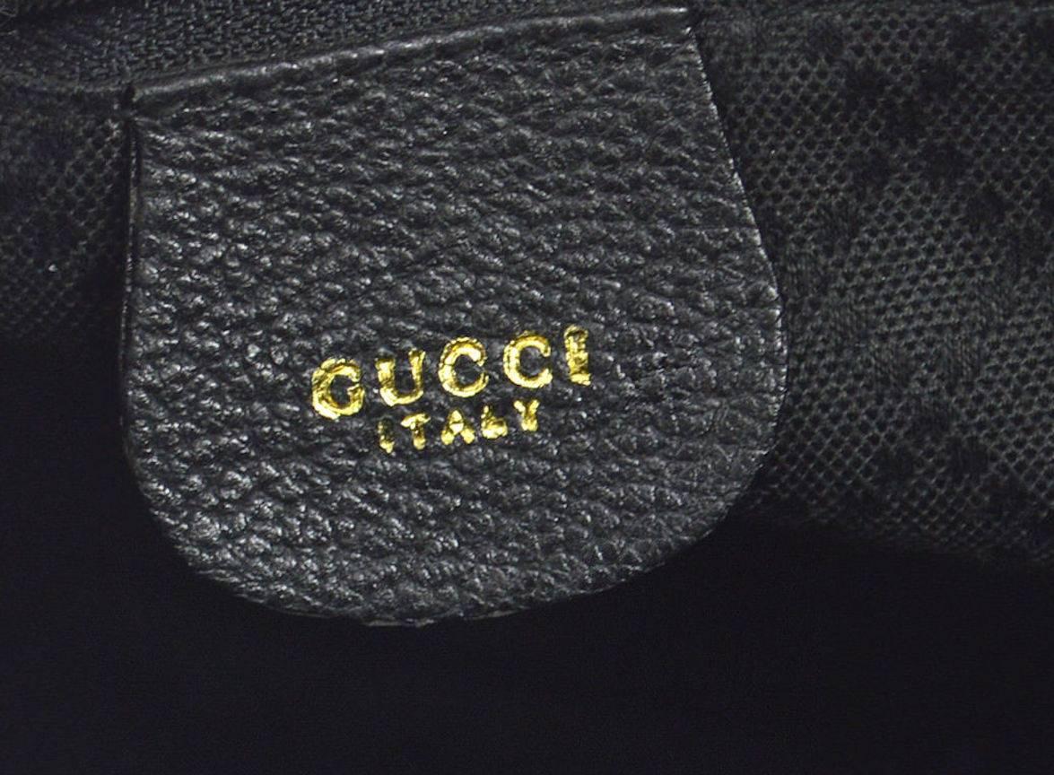 Gucci Black Suede Bamboo Party Mini Top Handle Satchel Shoulder Bag 1