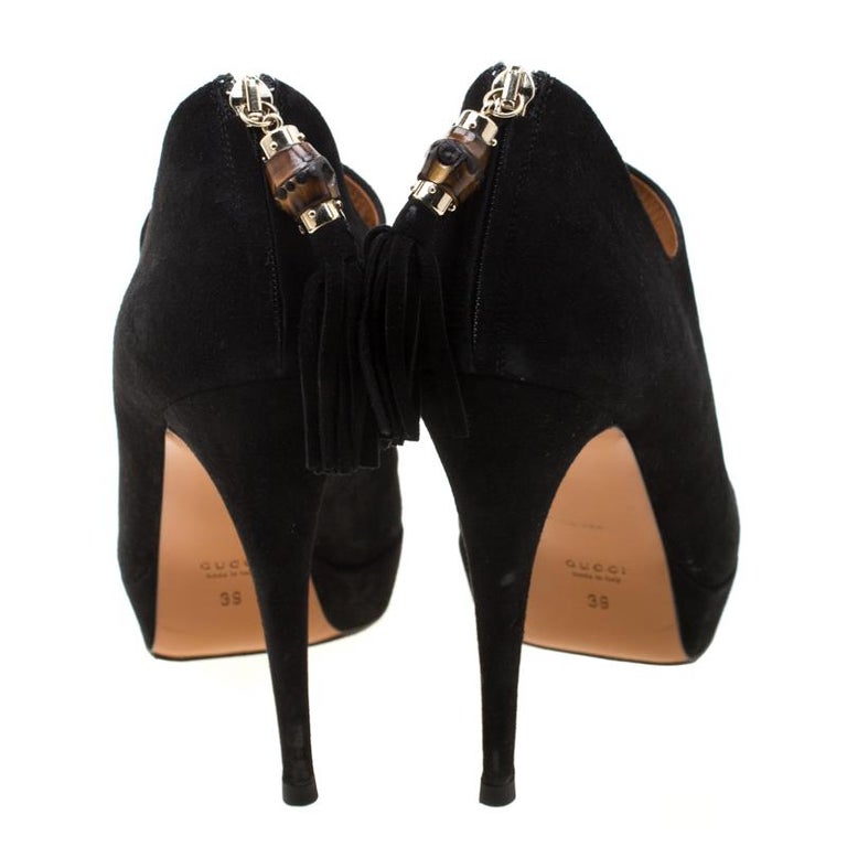 bamboo platform booties