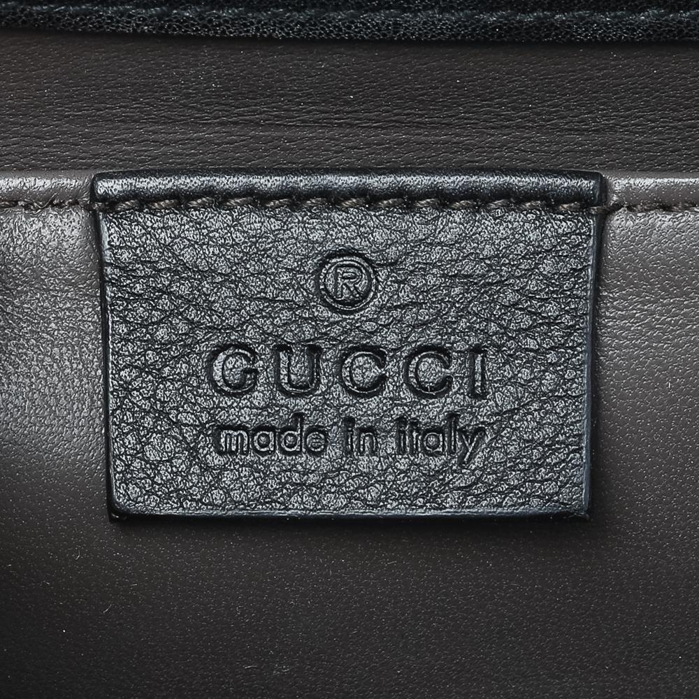 Gucci Black Suede Broadway Clutch 1