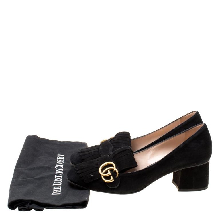 gucci fringe loafer