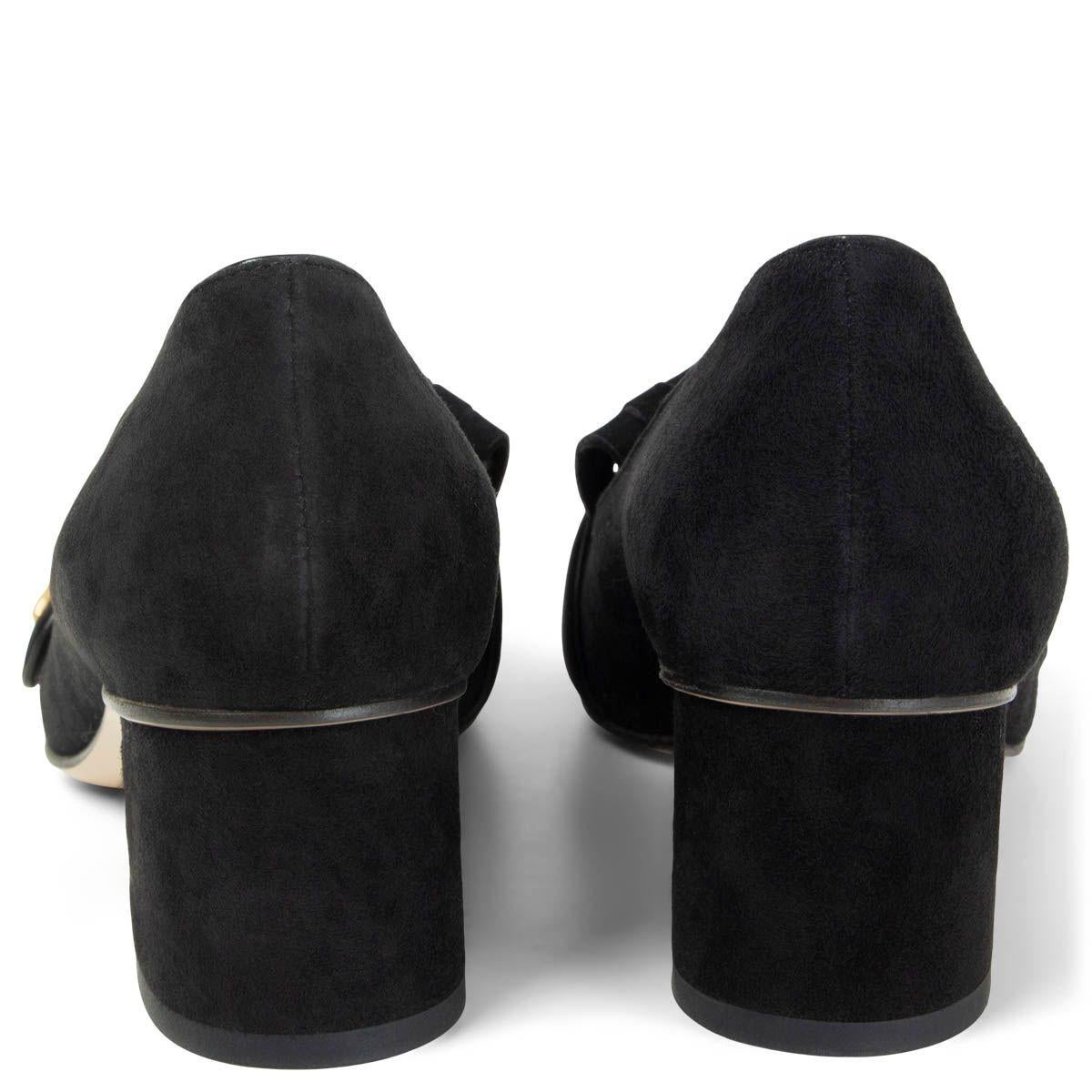 gucci marmont mid heel pump