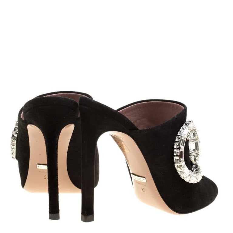 black horsebit mules