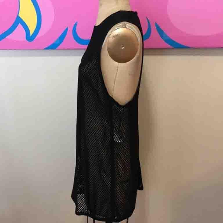 Gucci - Mini robe tunique en daim noir en vente 1
