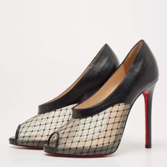 Gucci Black Suede Square Toe Pumps Size 38.5