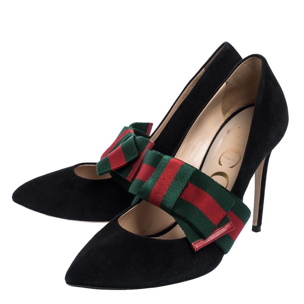 gucci bow heels