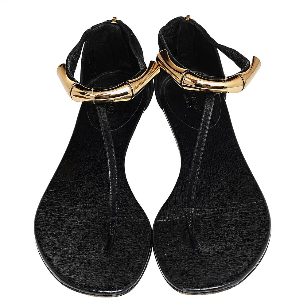 Used gucci thong sandals hot sale