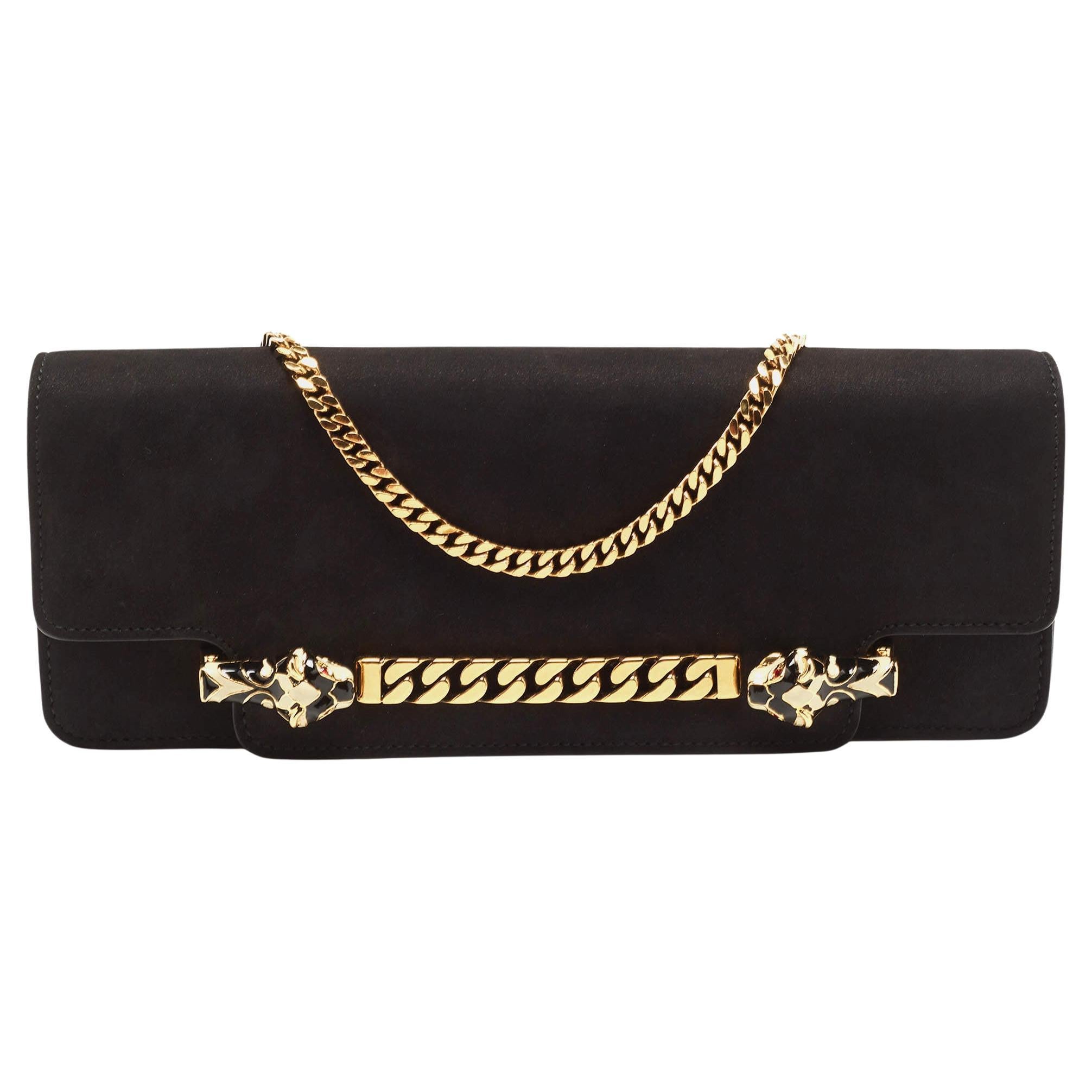 Gucci Clutch With Chain 34 For Sale on 1stDibs
