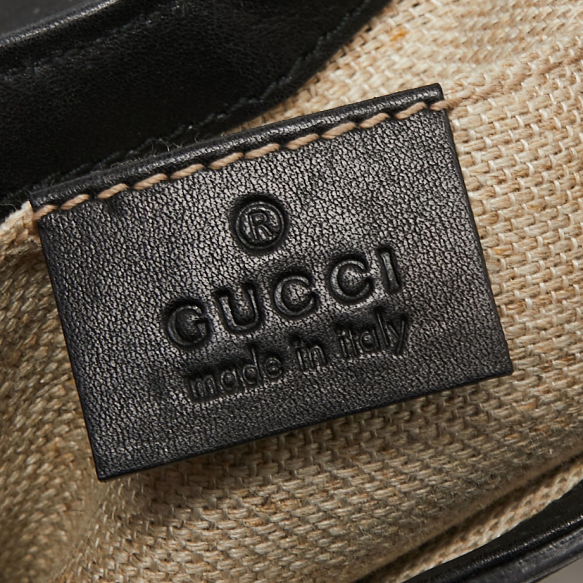 Gucci Black Suede Tigrette Shoulder Bag 5