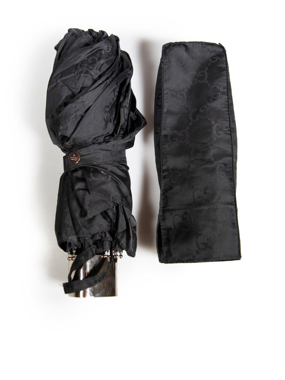 Gucci Black Supreme GG Monogram Umbrella Pour femmes en vente