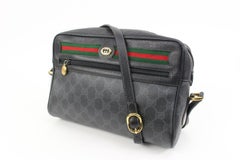 Gucci Black Supreme GG Web Ophidia Camera Bag 84g323s
