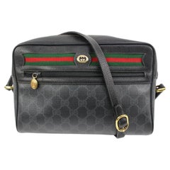 Gucci Schwarz Supreme GG Web Ophidia Kameratasche 84g323s