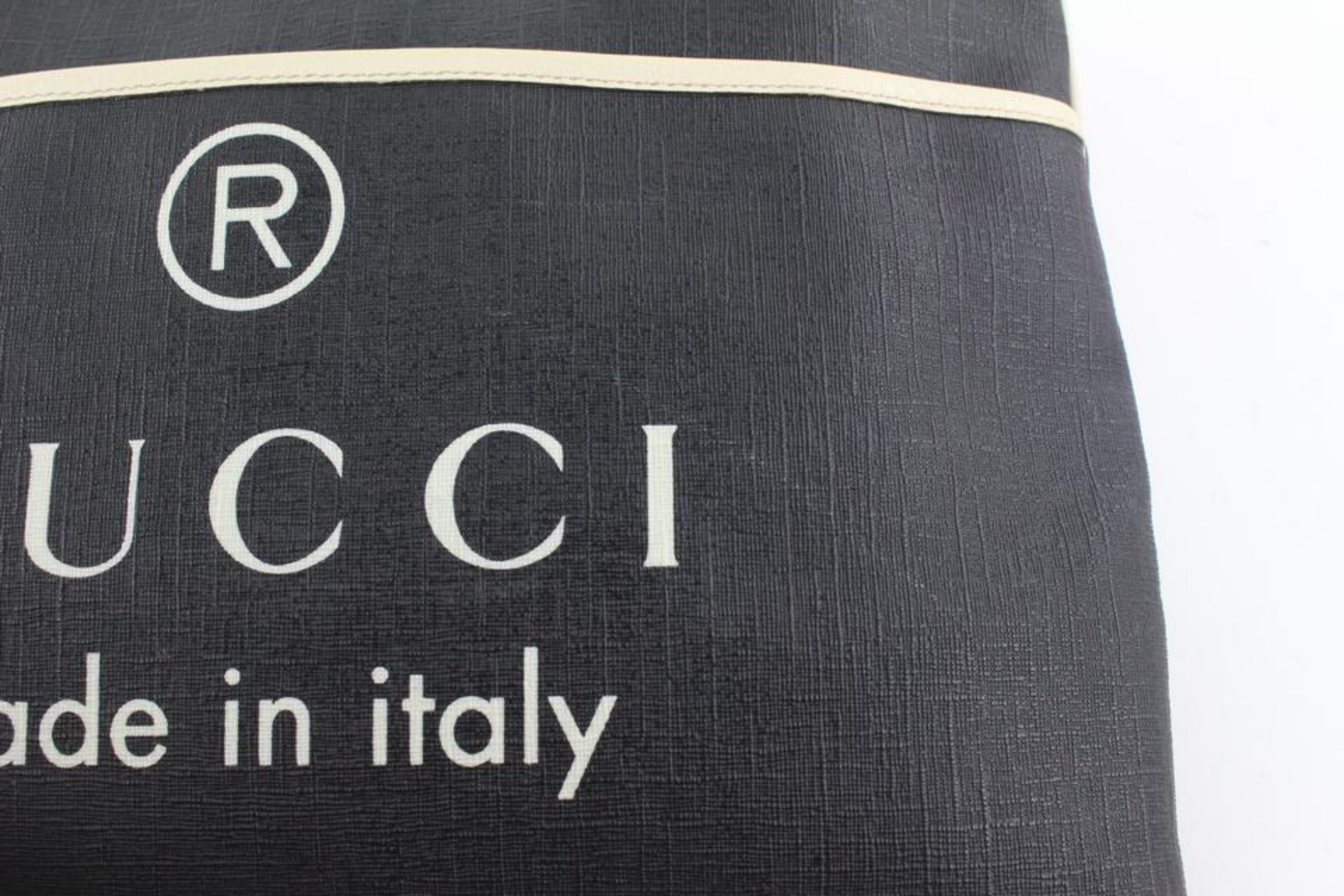 Gucci Black Supreme Trademark Logo Messenger Crossbody Bag 1GG1227 3