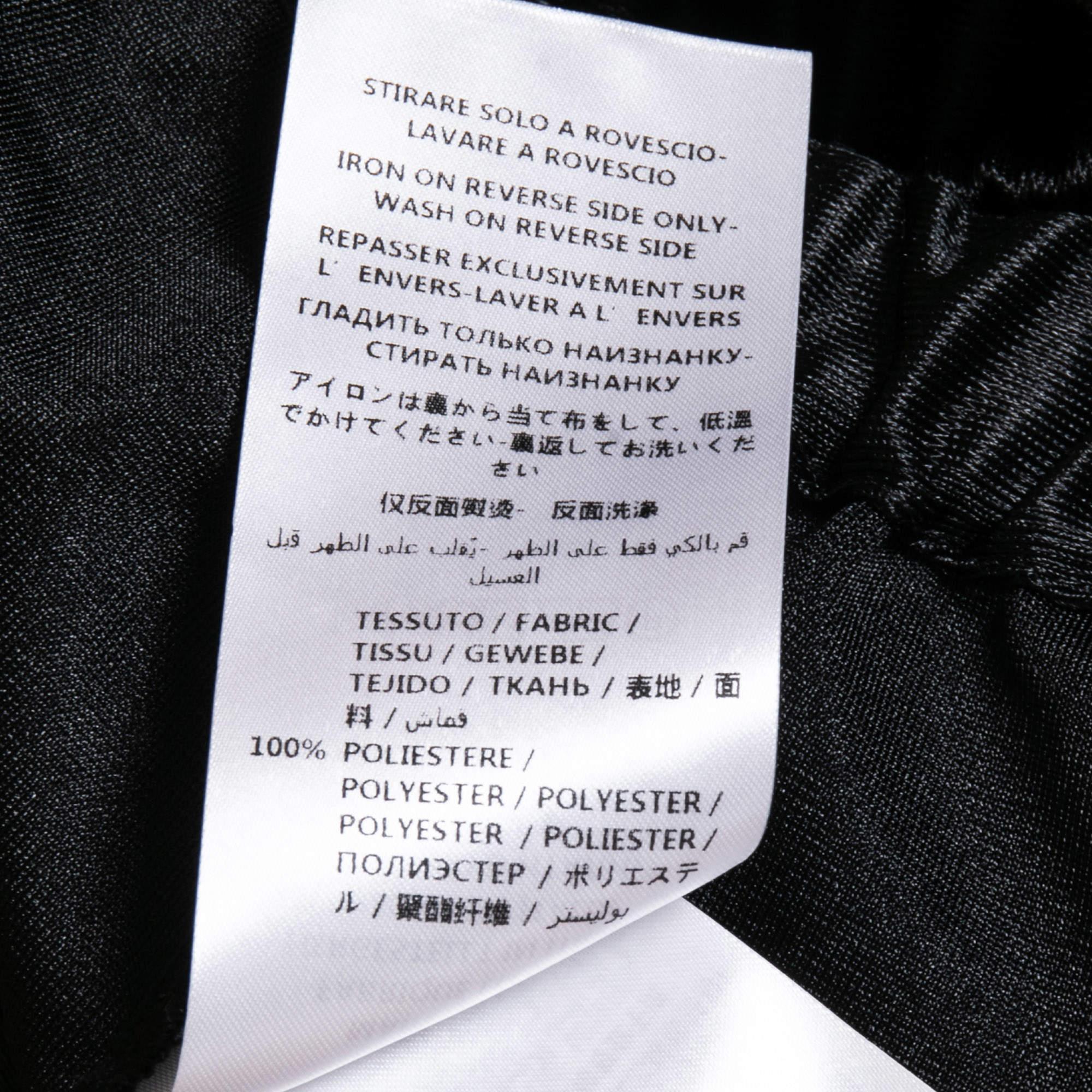 Gucci Black Synthetic Suspender Pants XS In Excellent Condition For Sale In Dubai, Al Qouz 2