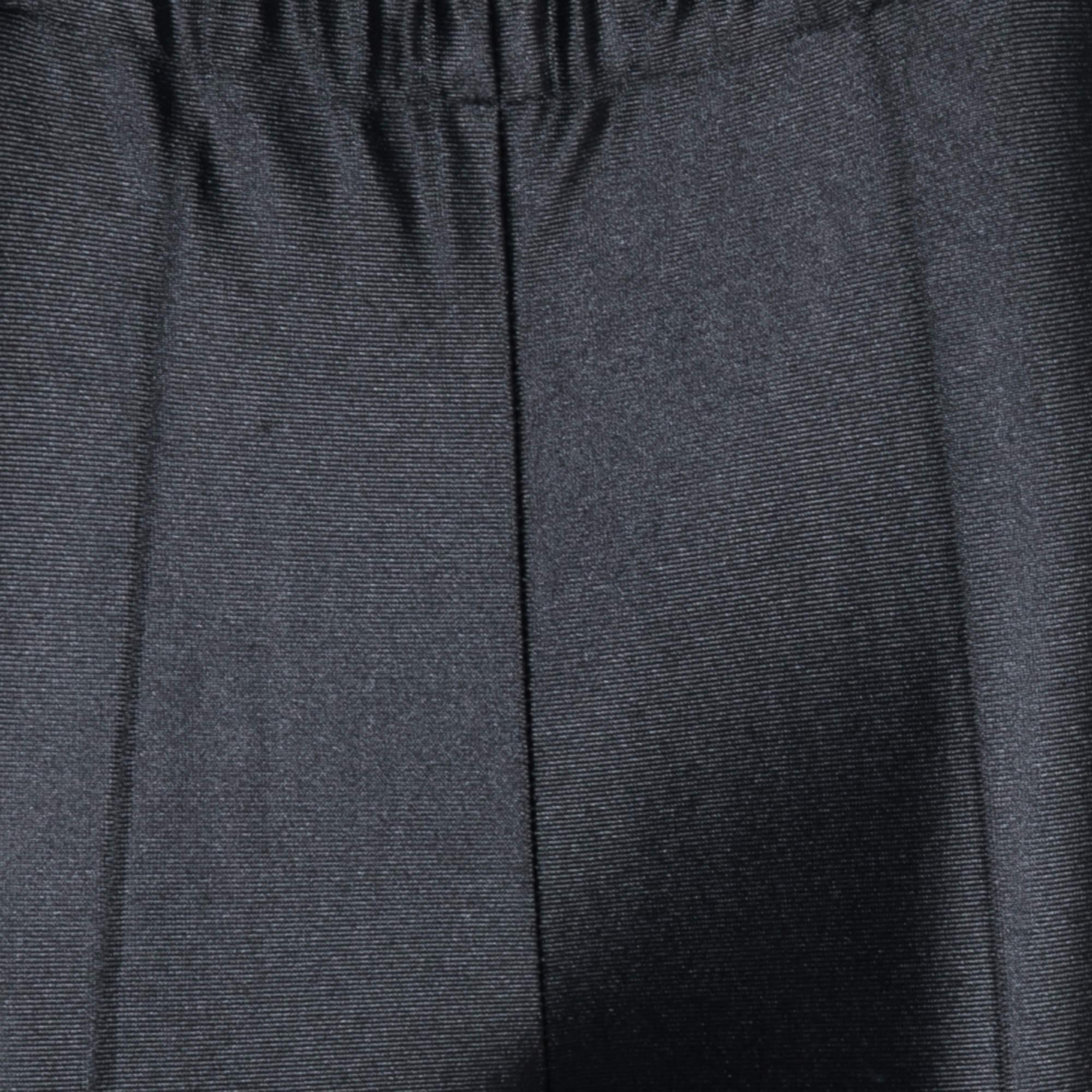 Schwarze Gucci-Hose mit synthetischem Hosenträger XS Damen im Angebot
