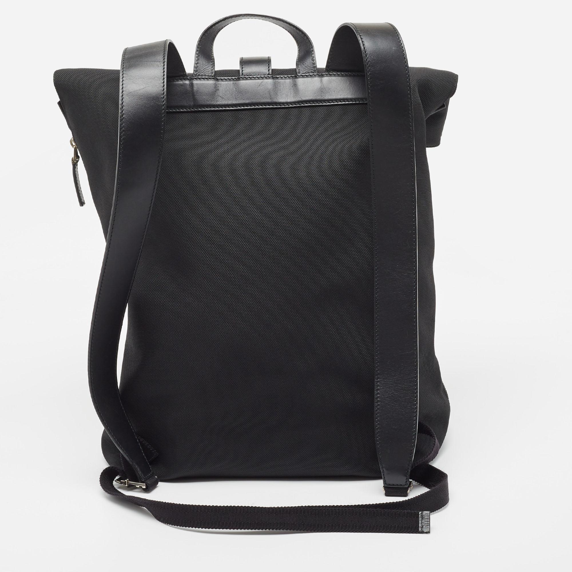 This practical and fashionable Gucci backpack will come in handy for daily use or as a style statement. It is smartly designed with a spacious interior for your belongings. Two shoulder straps make it ready to be yours.

Includes: Original Dustbag,