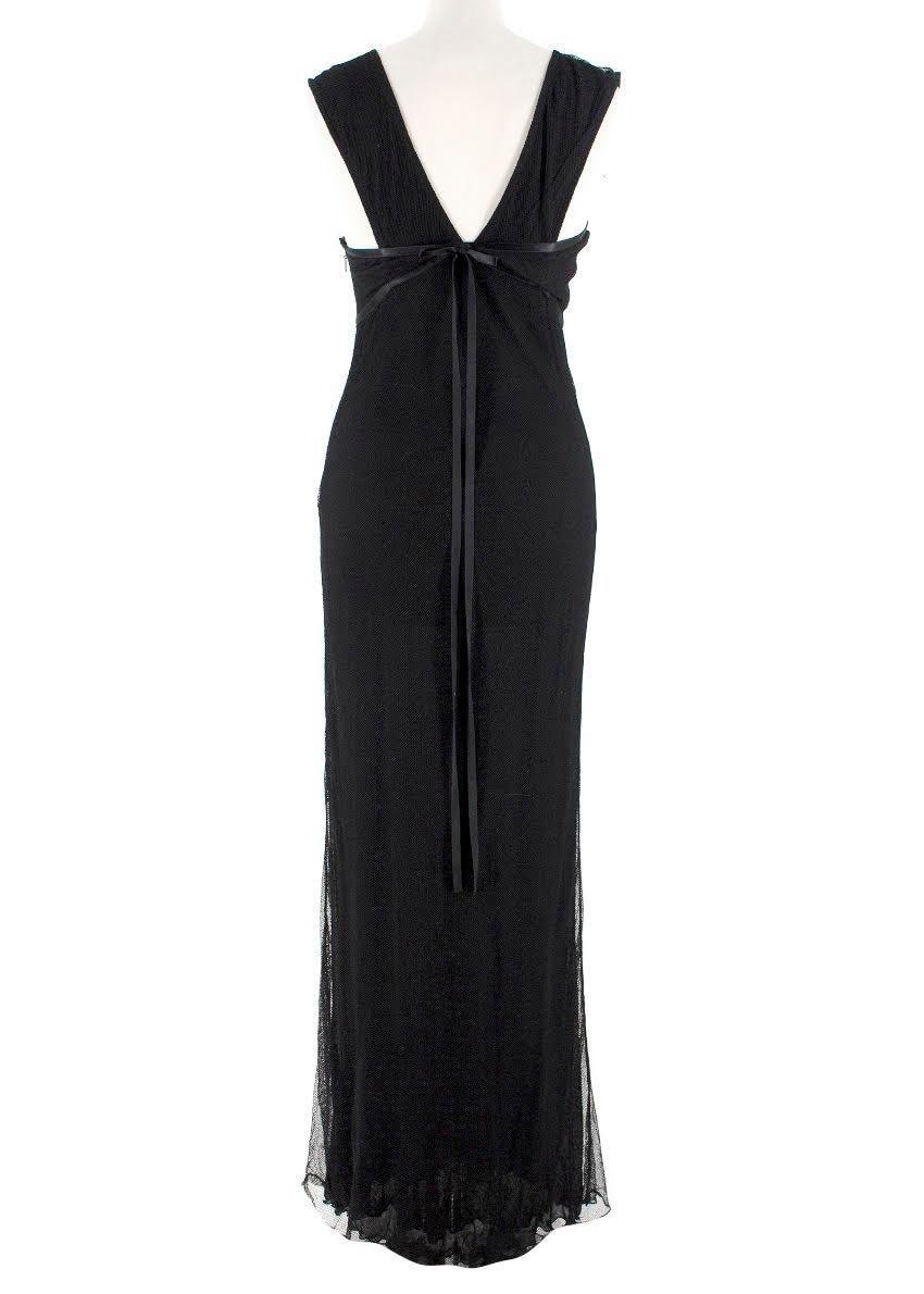Black Gucci black-tulle gown - Size US 4 For Sale