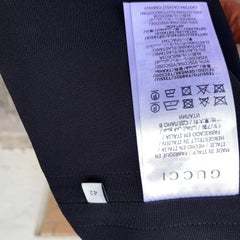 Gucci Black Tunic Web Trim Casual Short Sleeve Dress Size 42 IT