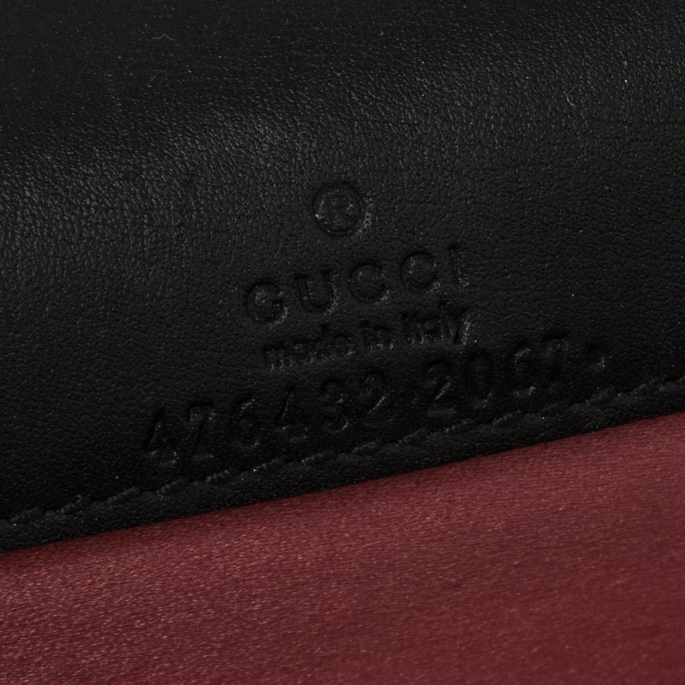 Gucci Black Velvet and Leather Super Mini Dionysus Crossbody Bag 6