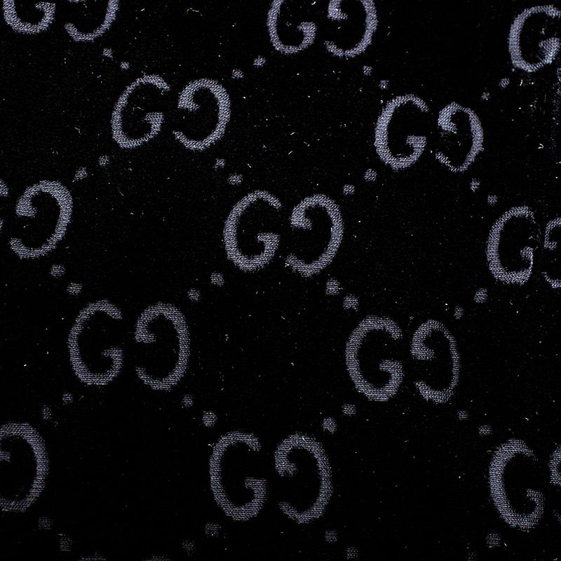black and white gucci scarf