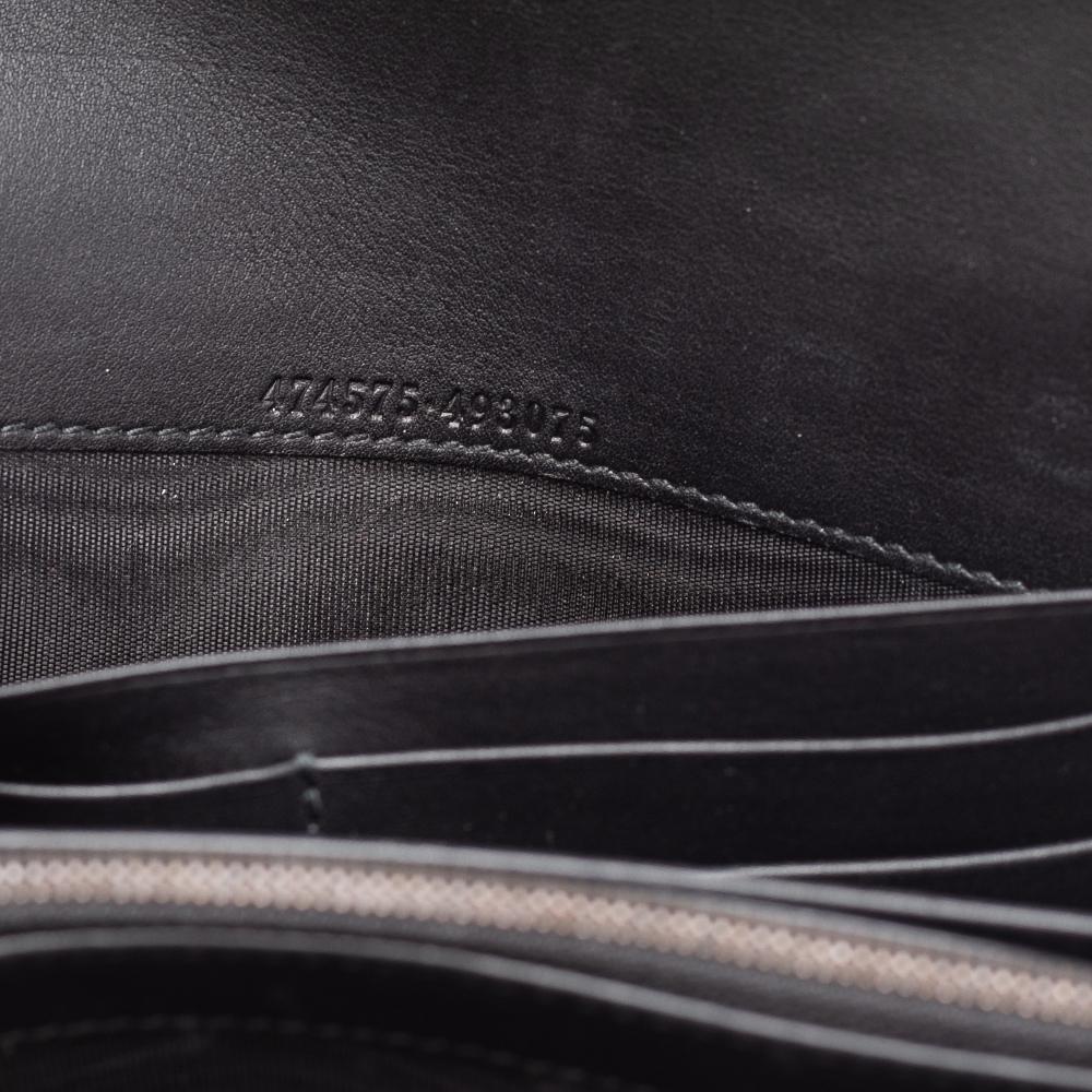 Gucci Black Velvet GG Marmont Matelassé Mini Crossbody Bag 2