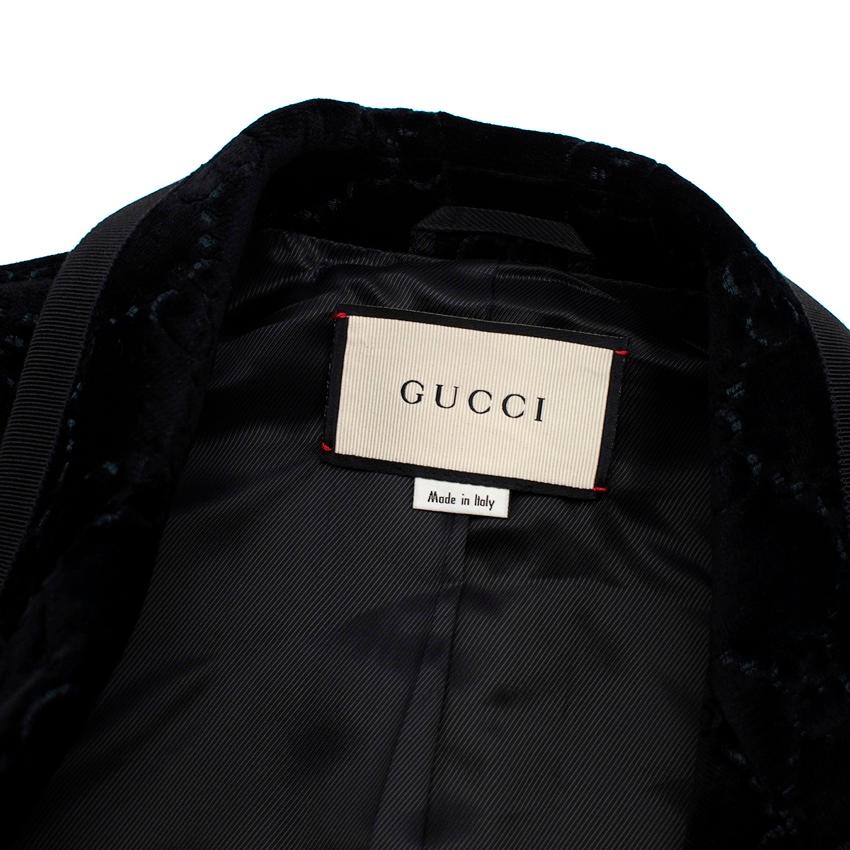 gucci monogram blazer