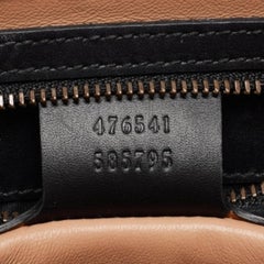 Gucci Black Water Snake Small Queen Margaret Top Handle Bag