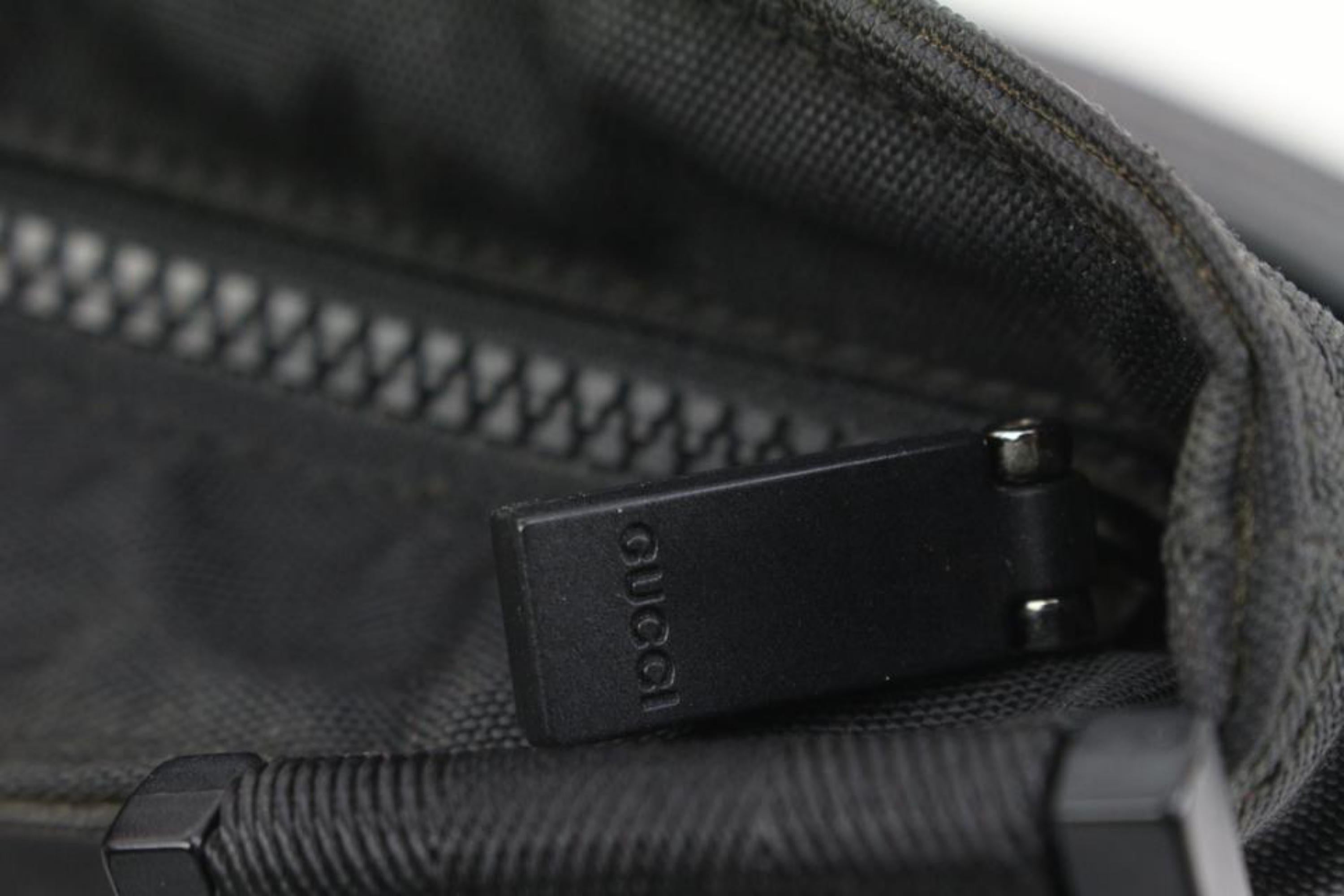 Gucci Black Web GG Parana Crossbody Bag 33g324s 5