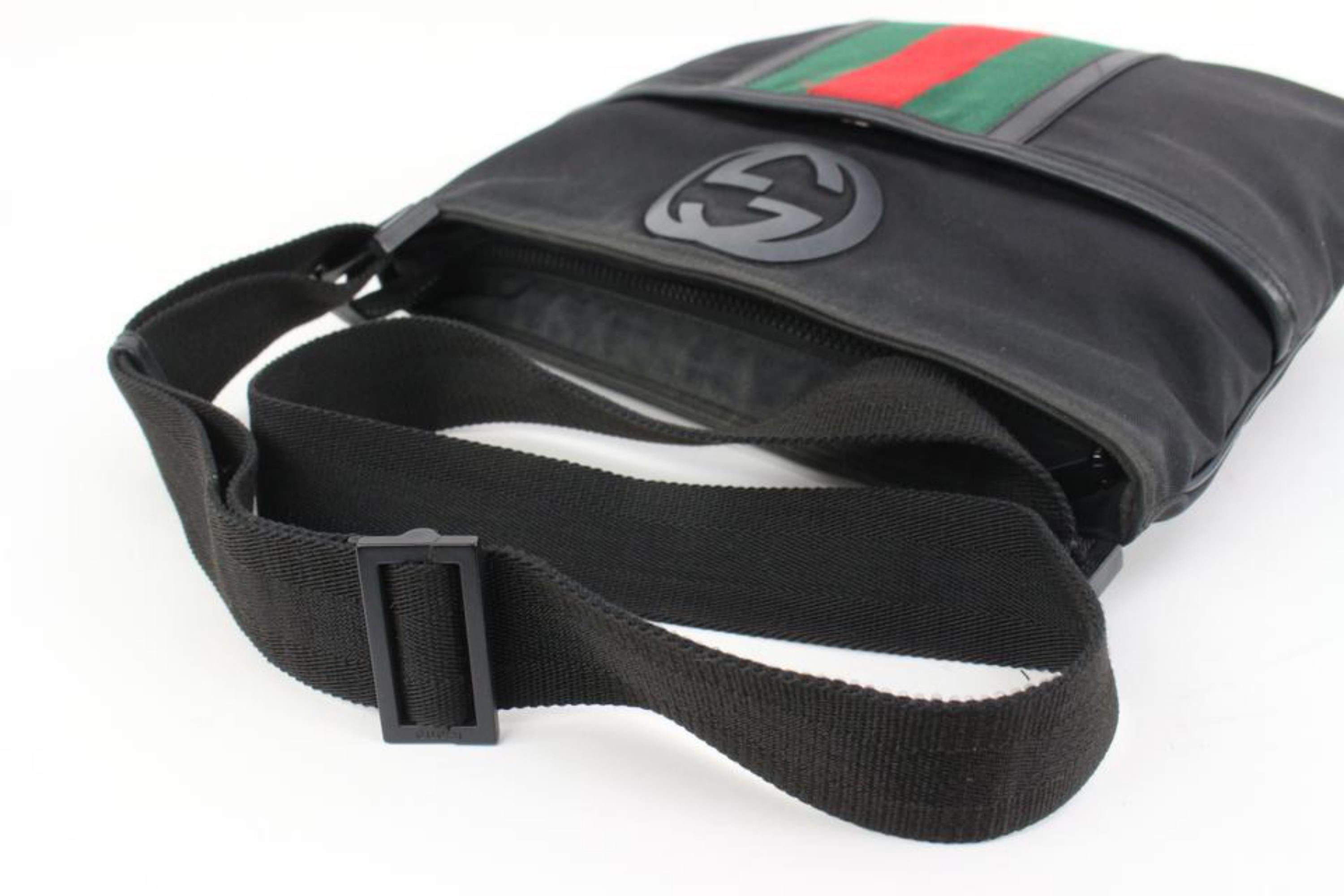 Gucci Black Web GG Parana Crossbody Bag 33g324s 1