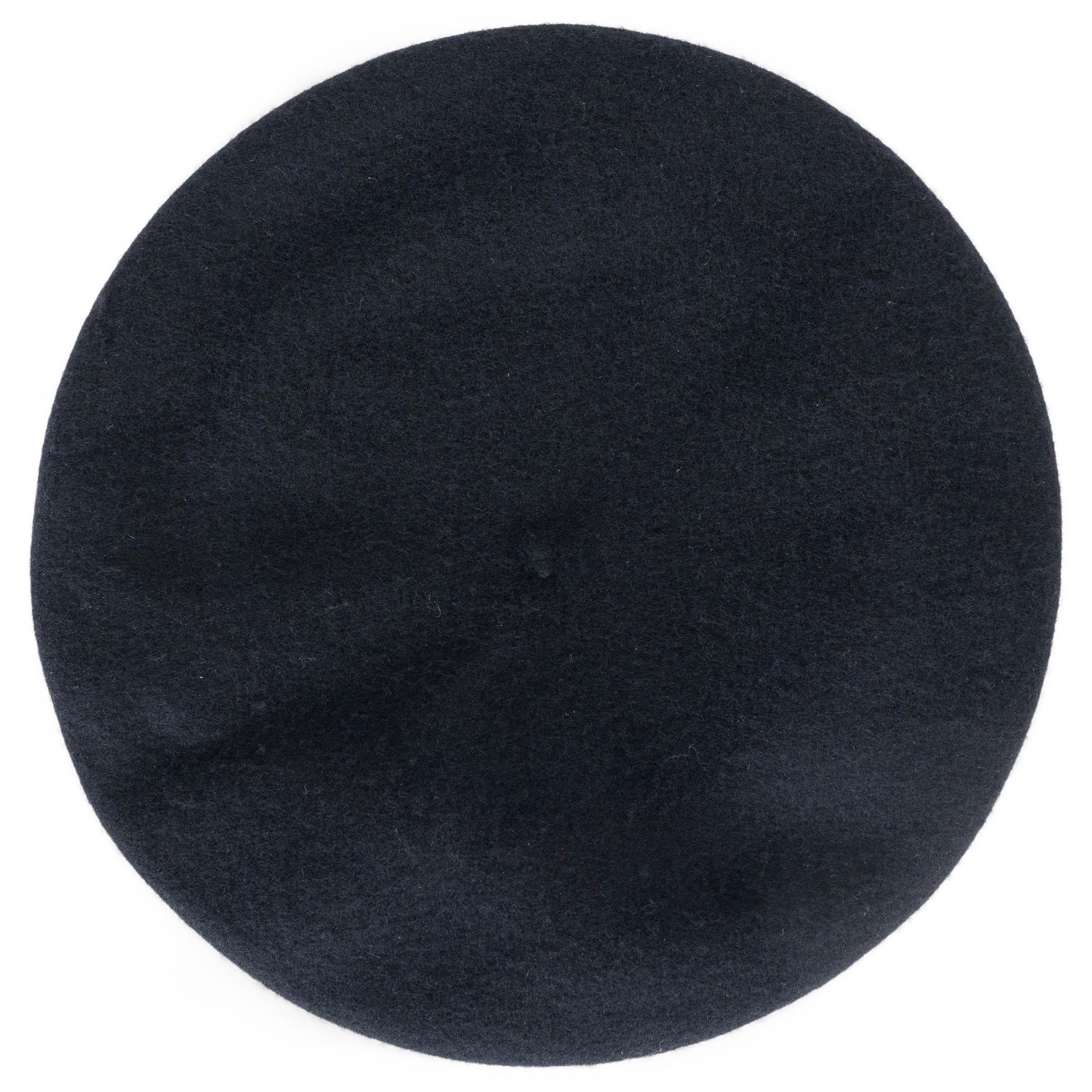 Donna Gucci cappello in lana nera 2023 FELT BERET 57 in vendita