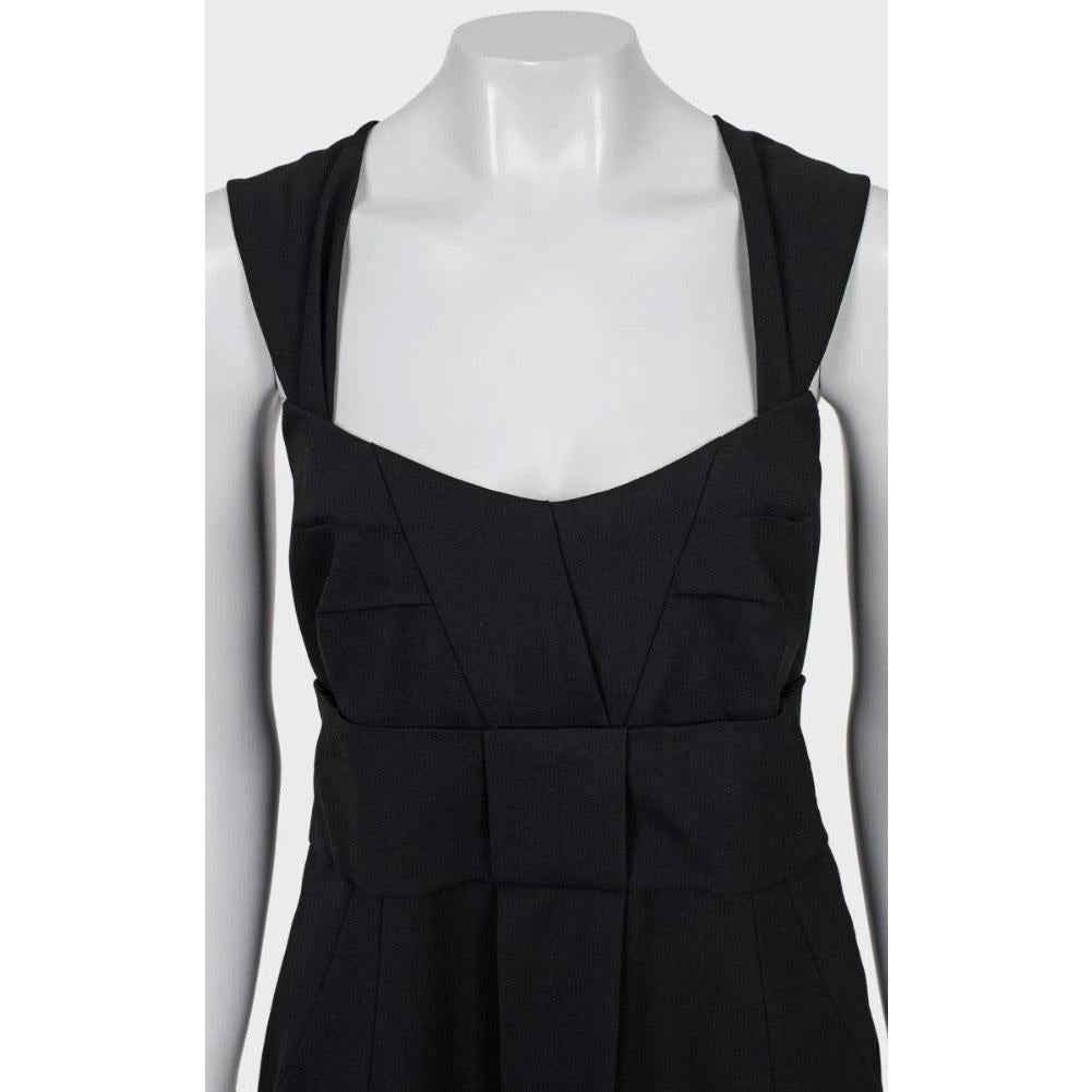 Robe fourreau en laine noire Gucci - Taille L (IT44) Excellent état - En vente à Krakow, PL