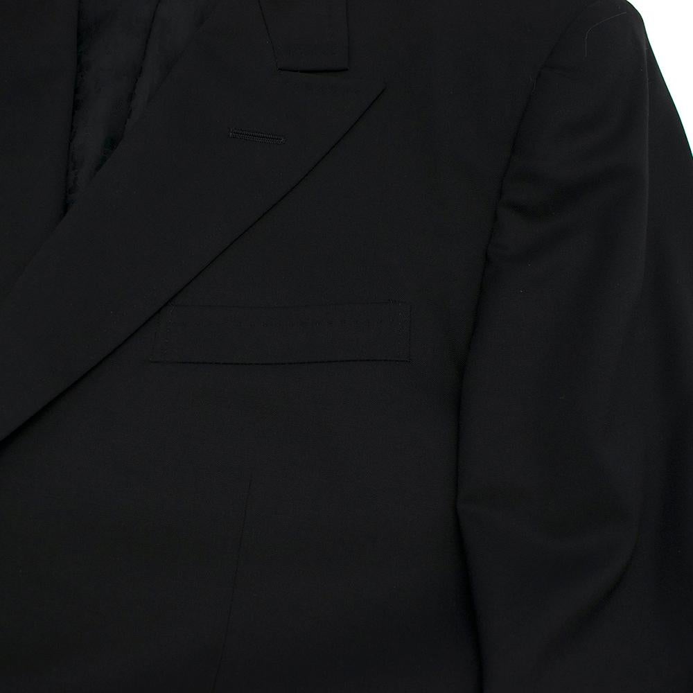 Men's Gucci Black Wool Single Breasted Blazer SIZE 52 R
