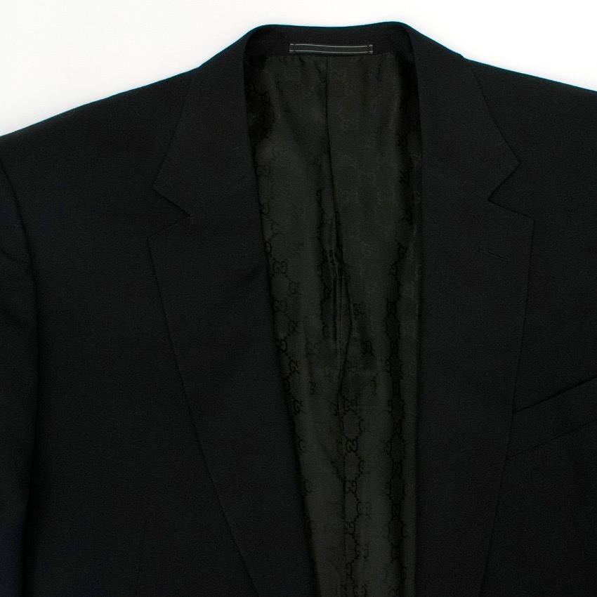 Gucci Black Wool Suit  1
