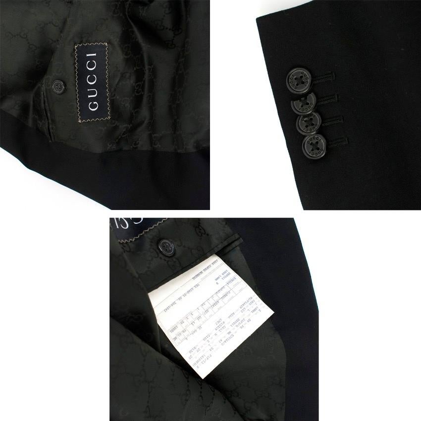 Gucci Black Wool Suit  2