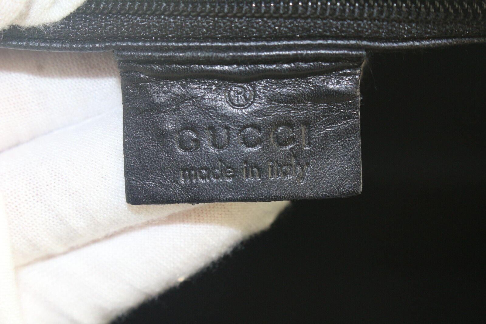 Gucci Black x White Monogram GG Boston Bag Joy Shoulder 4GK925K For Sale 3