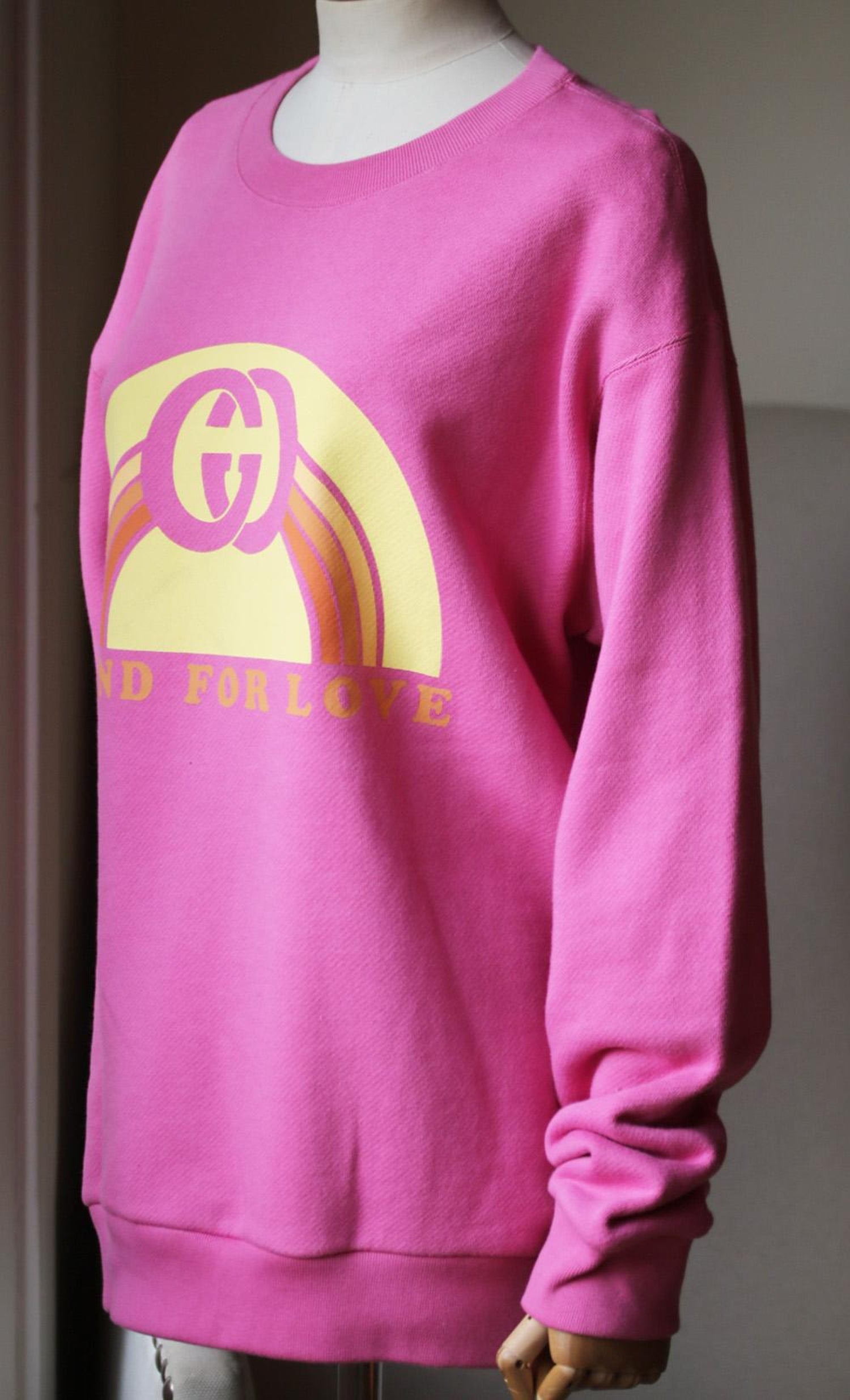 Gucci Blind For Love Cotton-Jersey Sweatshirt at 1stDibs