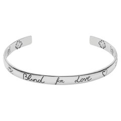 Gucci Bracelet jonc Blind For Love en argent YBA455242001