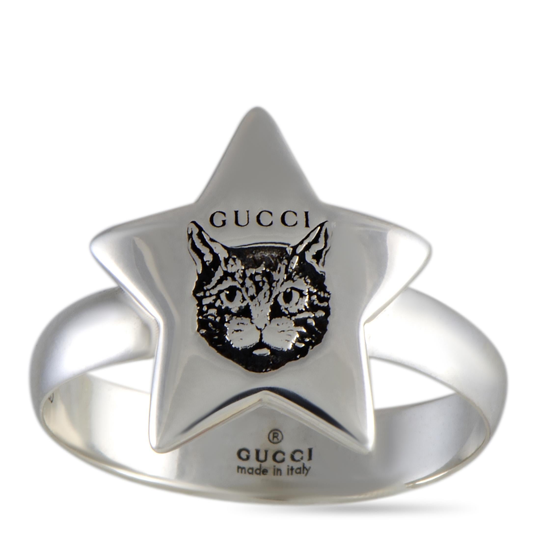 gucci cat ring