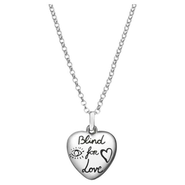 Gucci heart necklace sale Clearance