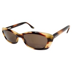 Gucci Blonde Tortoise Cat Eye Tinted Sunglasses