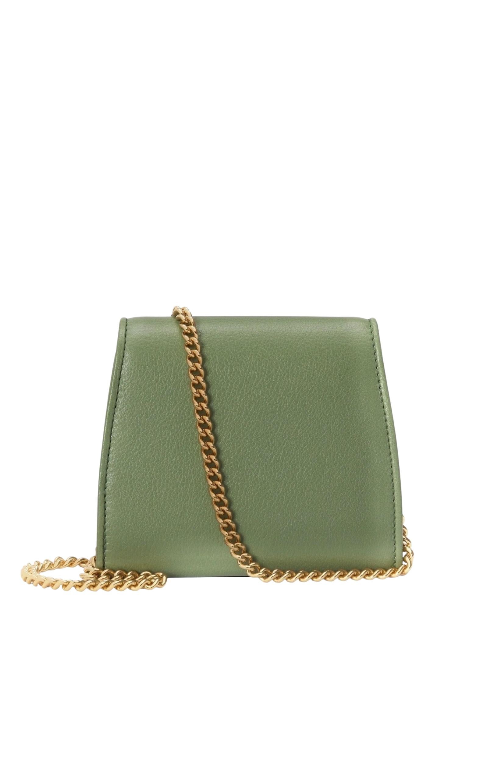 Grigio Nuovo Portafoglio a catena medio Gucci Blondie in Greene & Greene in vendita
