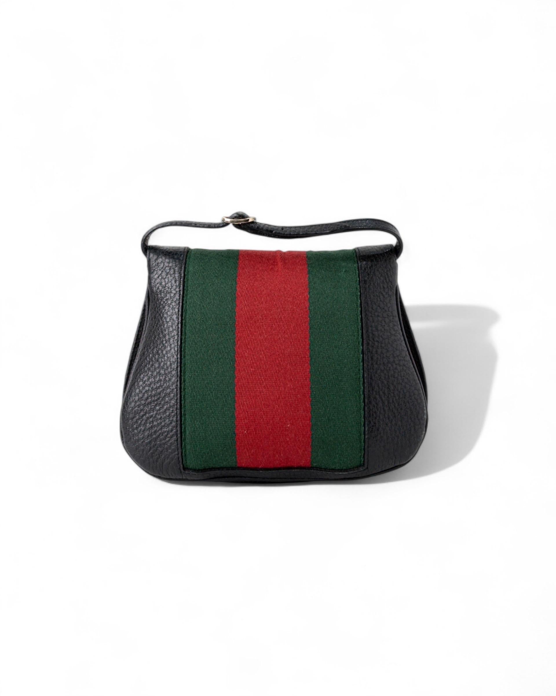 Gucci Blondie Small Web Pelle Nera Tracolla 6