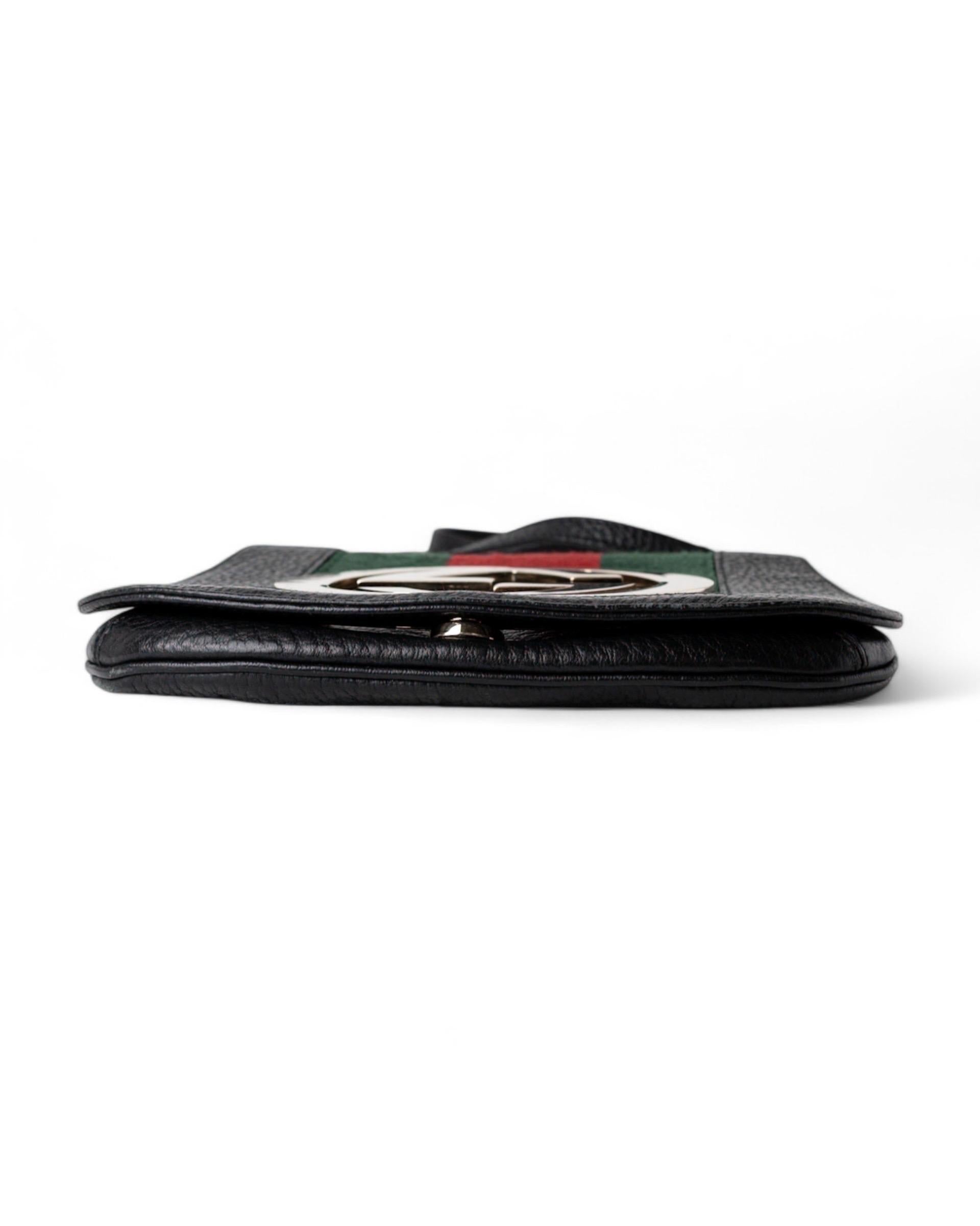 Gucci Blondie Small Web Pelle Nera Tracolla 2