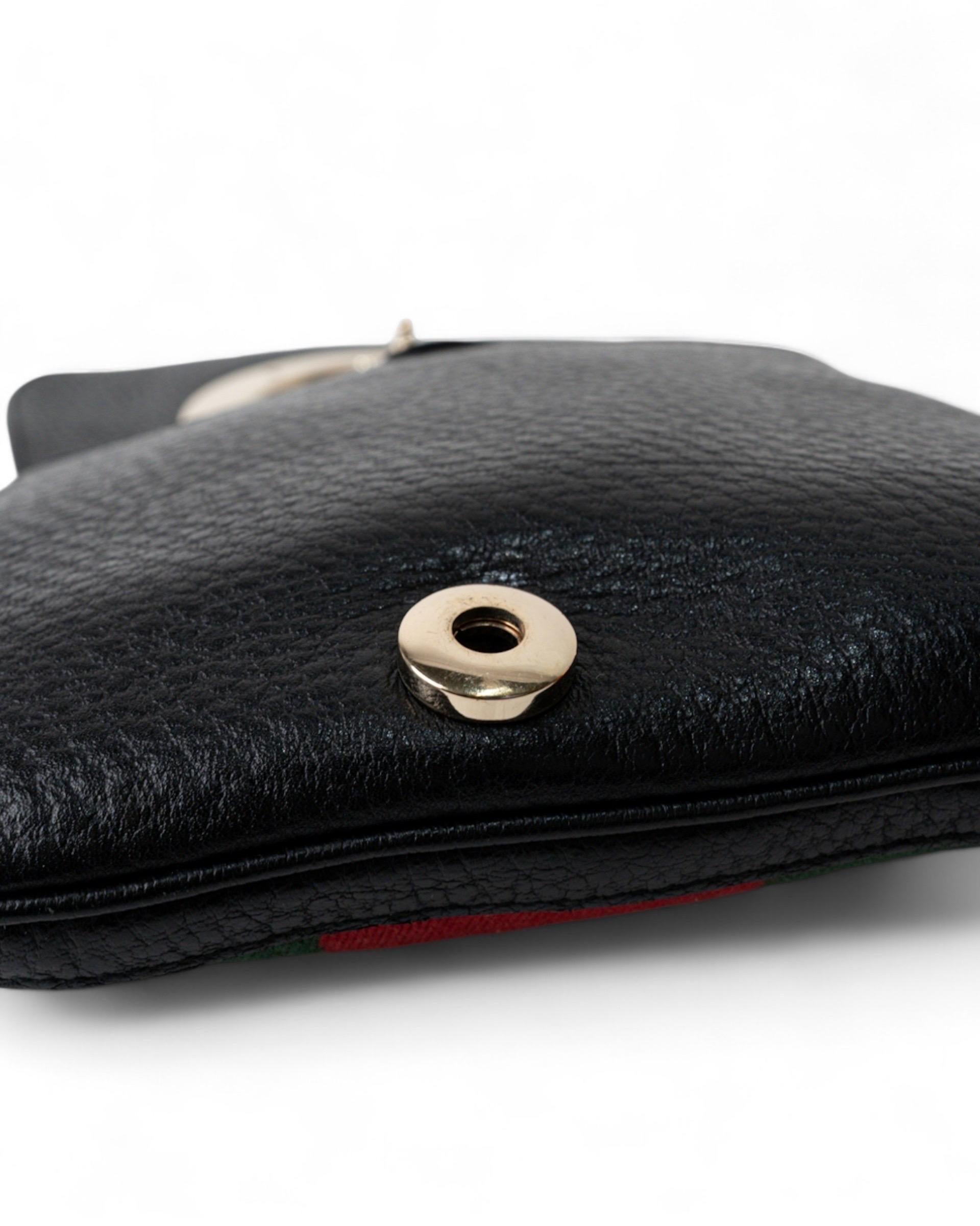 Gucci Blondie Small Web Pelle Nera Tracolla 3