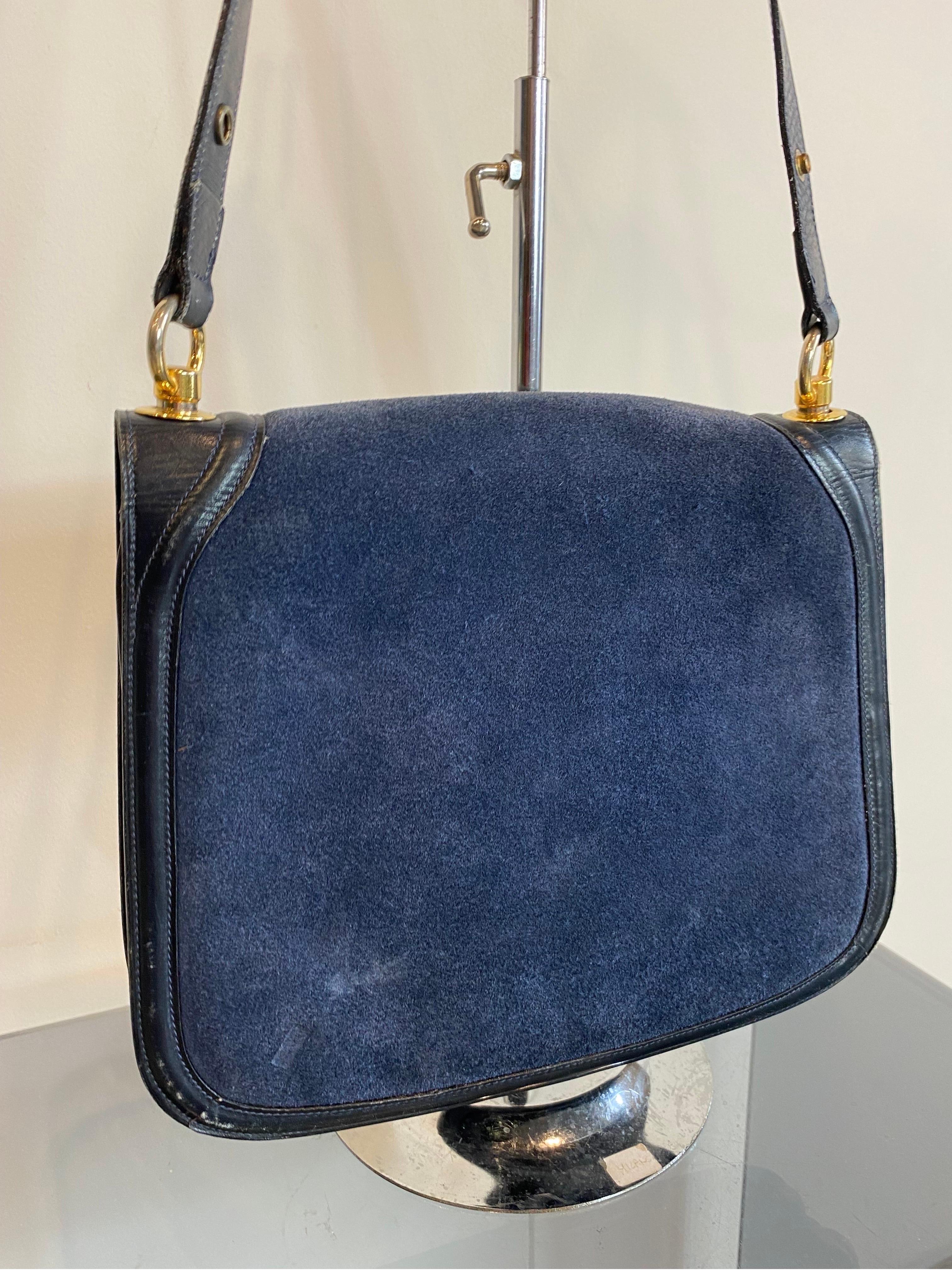 Women's or Men's Gucci Blondie vintage ‘70 in blue suede