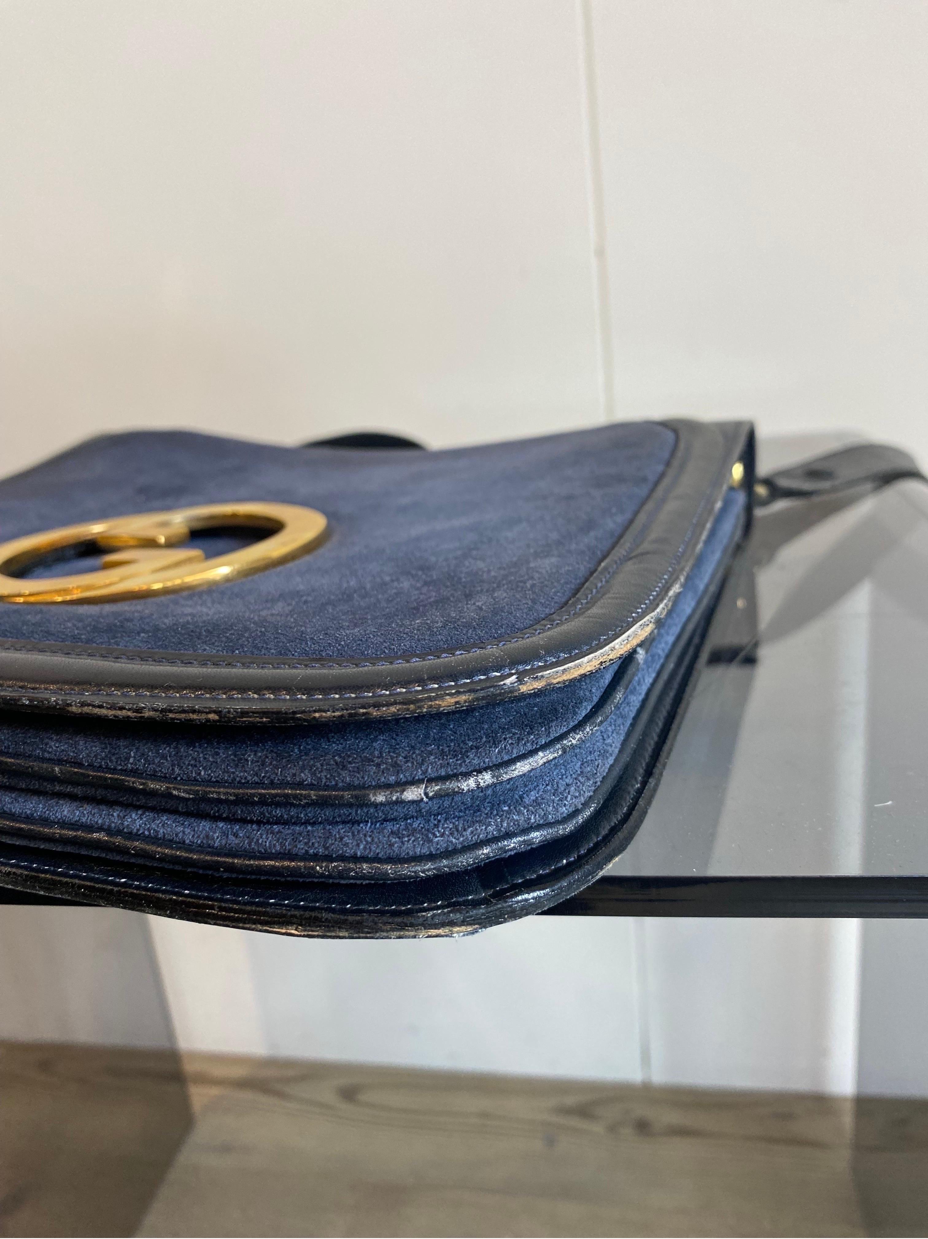 Gucci Blondie vintage ‘70 in blue suede 3