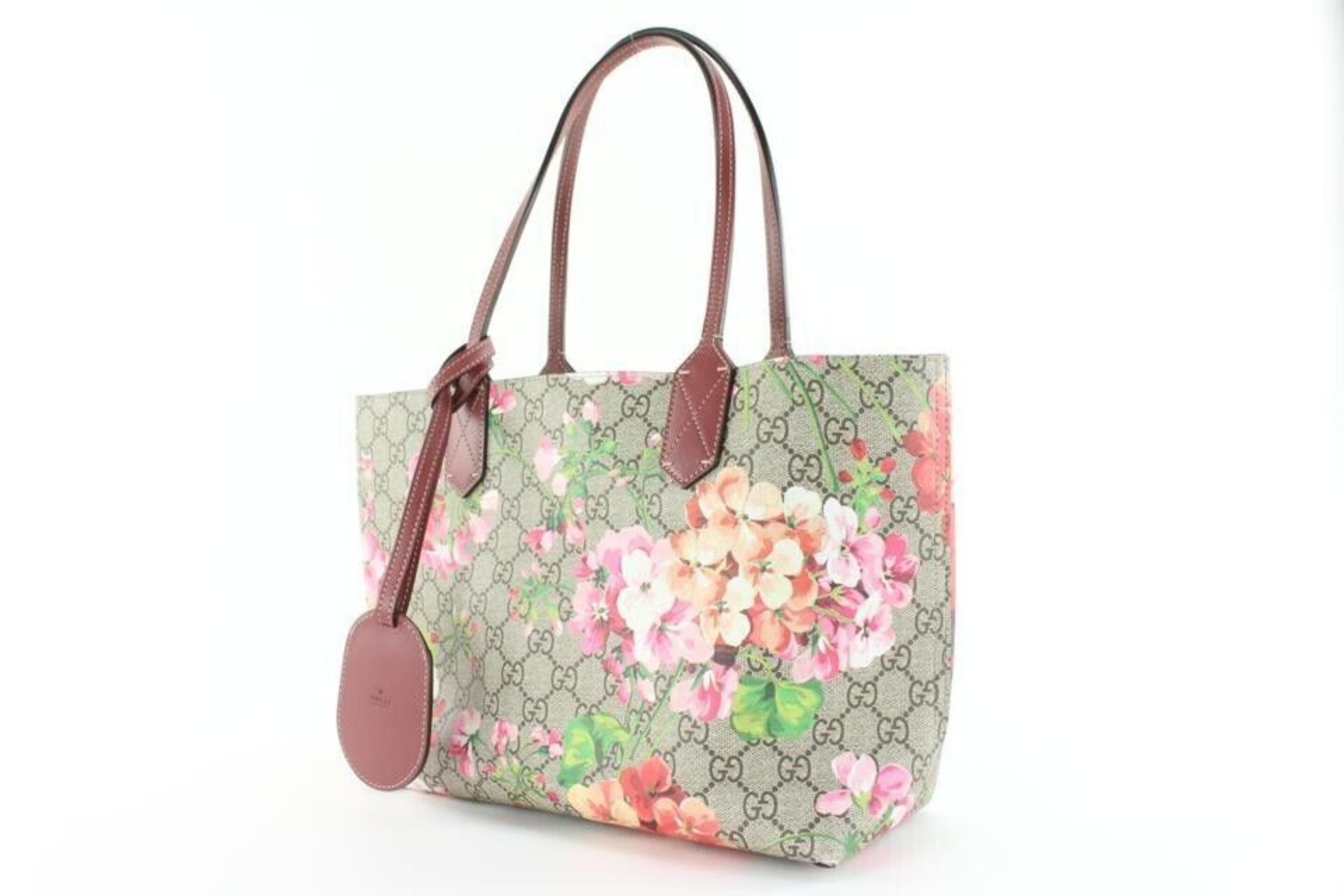 Gucci Blooms Supreme GG Reversible Tote Floral Flower 1G1213 7