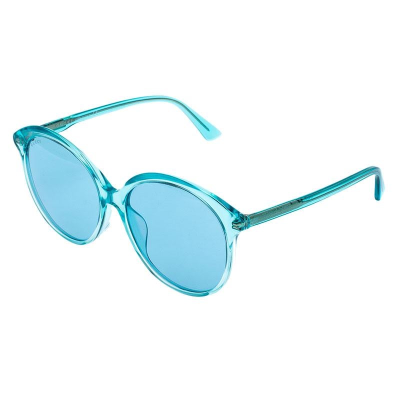 gucci turquoise sunglasses
