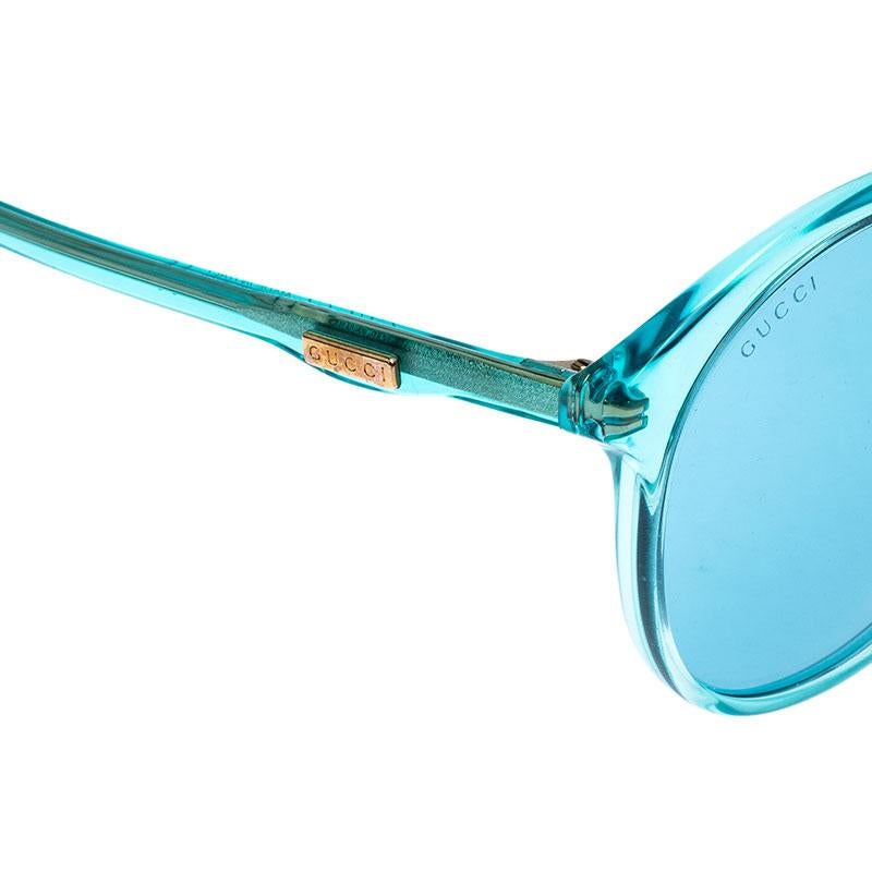 gucci blue acetate sunglasses