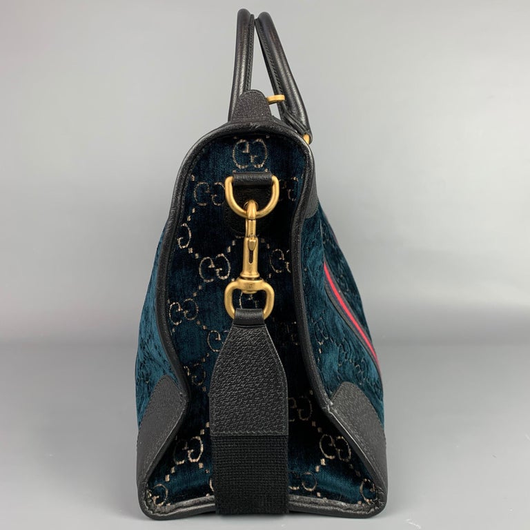 Gucci Medium GG Velvet Duffle Bag – Vintage by Misty